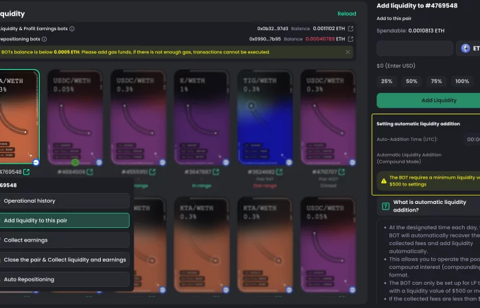 Automatic Liquidity Addition Bots thumb EN